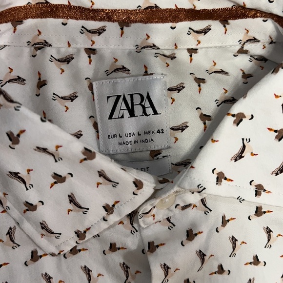**BOGO DEAL**Zara Man Button Down Collared Shirt - Picture 2 of 5